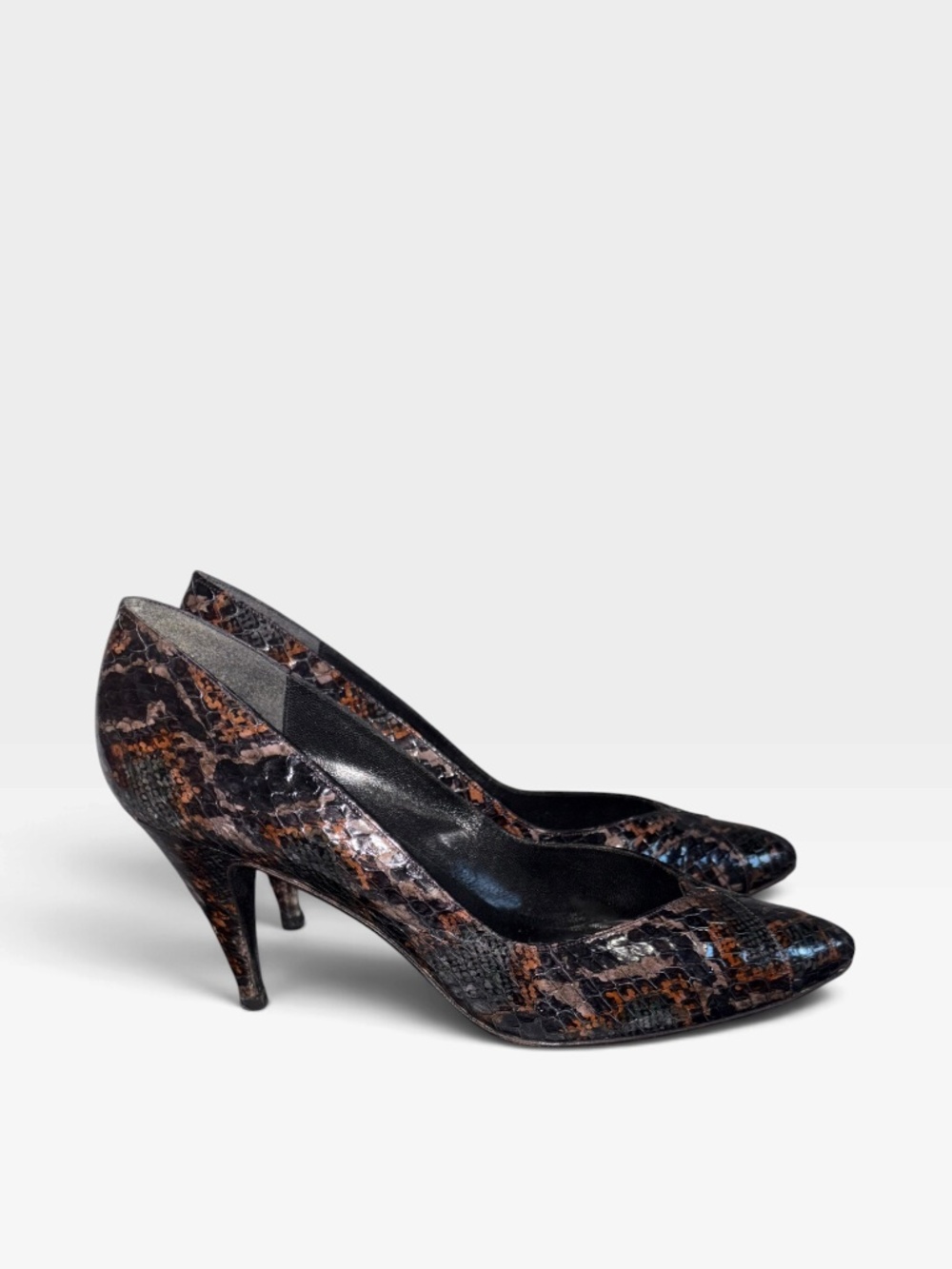 Stuart Weitzman snakeskin heels